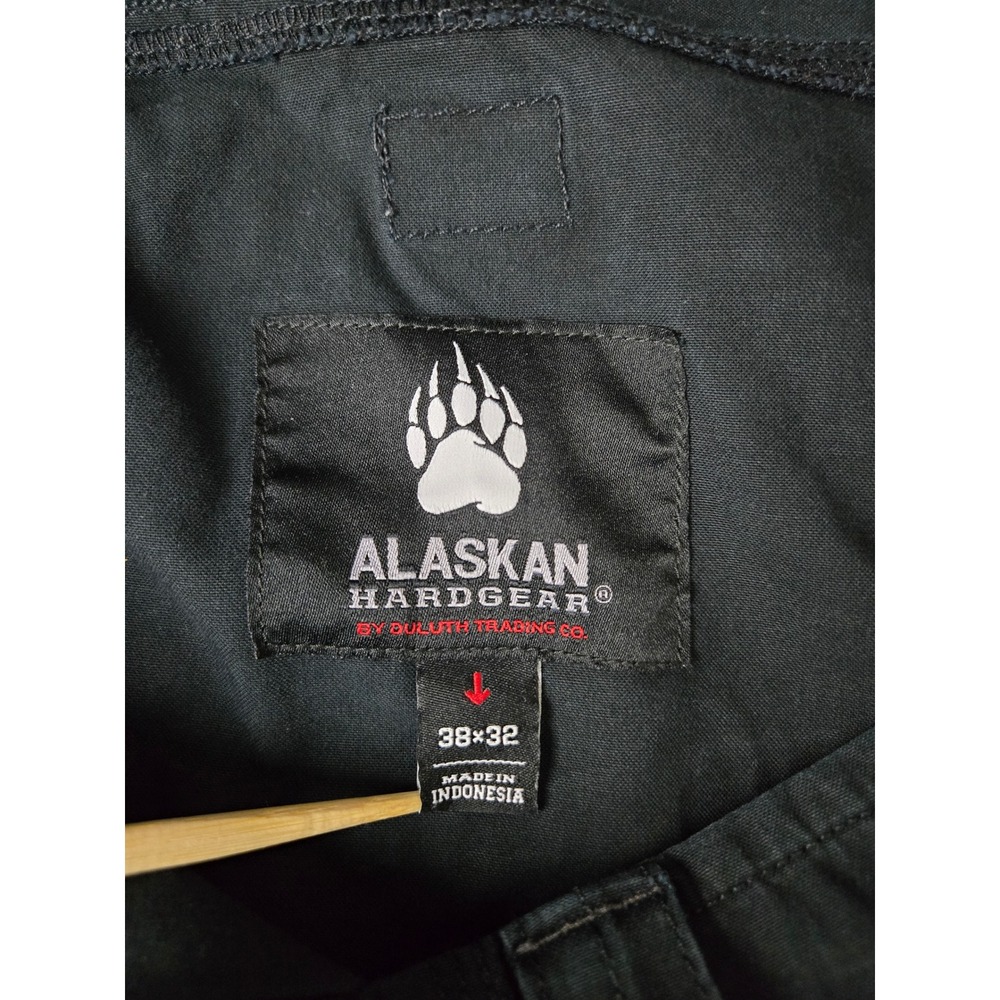 Alaskan Hardgear Duluth Trading Co Mens 38x32 Black Cordura Tactical Cargo Pants - Picture 12 of 16